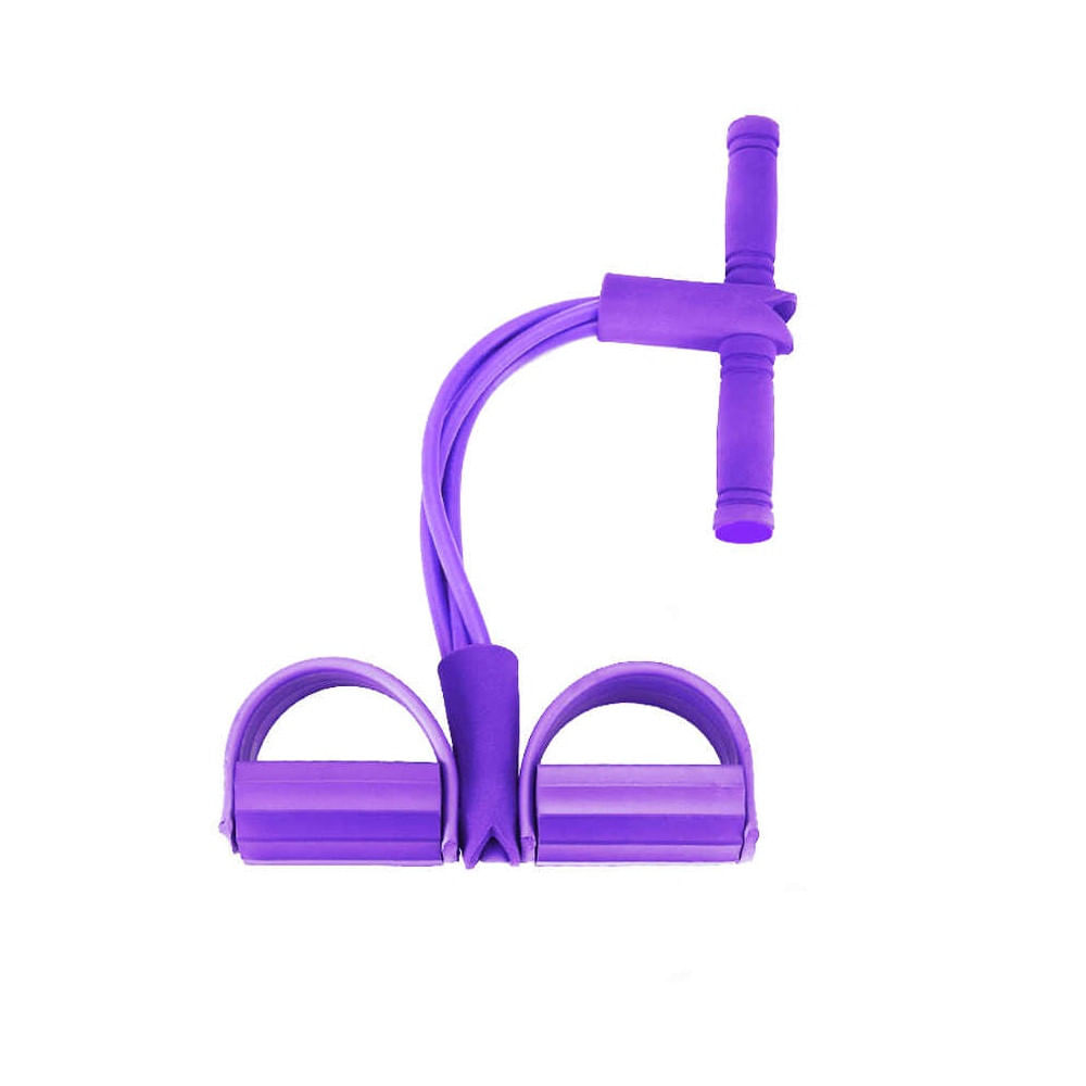 Banda elastica multifunctionala cu suport pentru picioare perfecta pentru tonifiere brate, abdomen, piept, - imagine 9